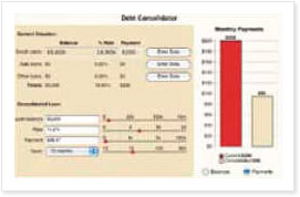 Personal Debt Consolidation Calculator